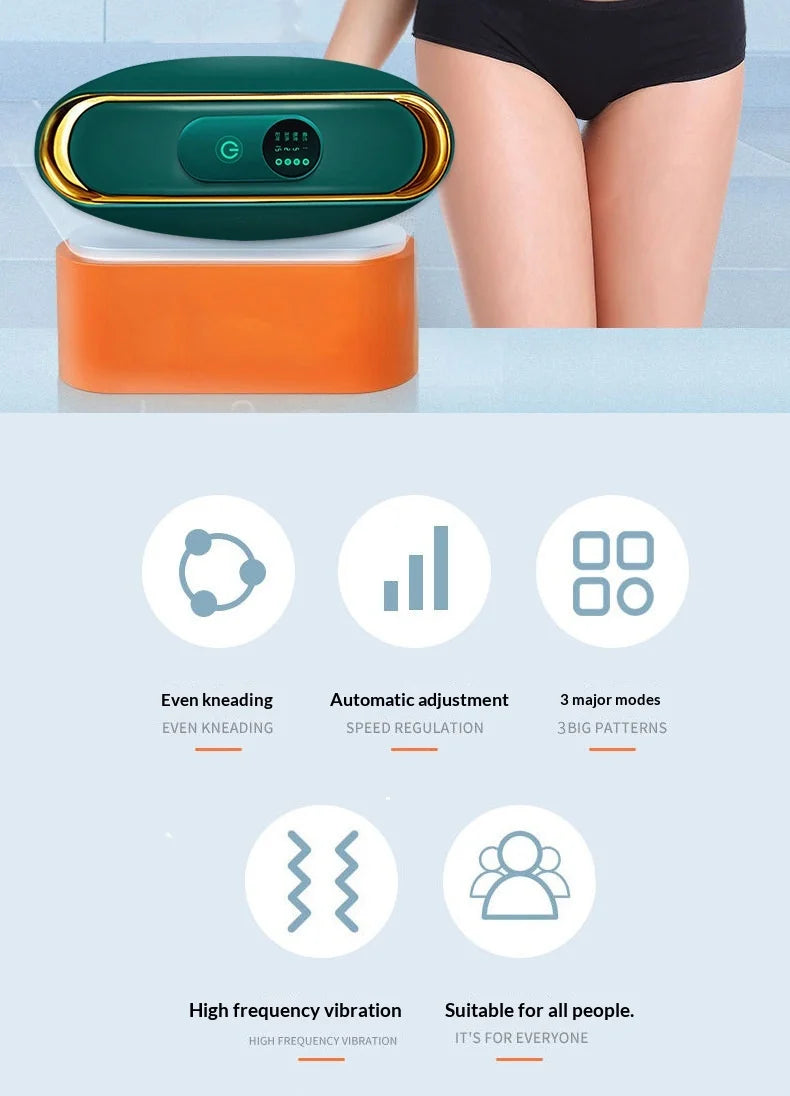 Ceinture de massage électrique amincissante – Brûleur de graisse corporelle anti-cellulite