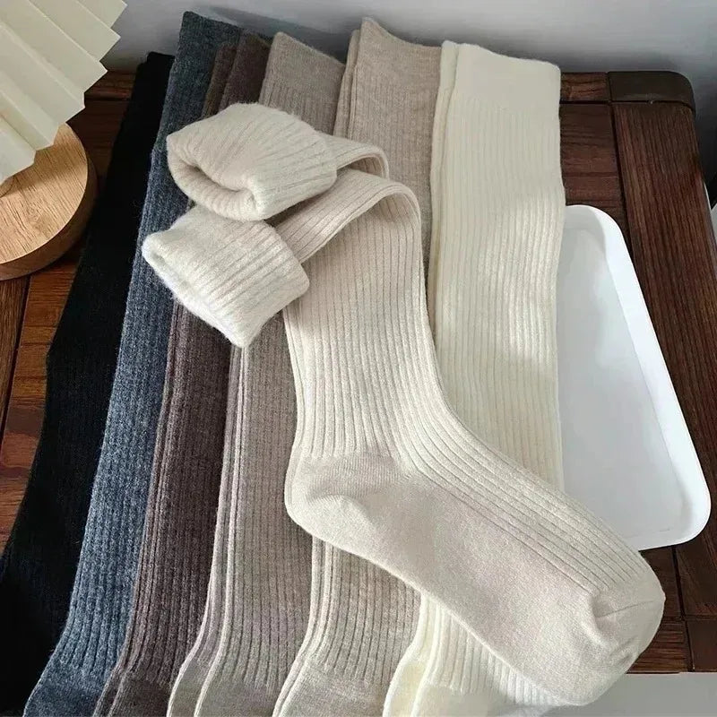 Women’s Thick Cashmere Knee-High Socks