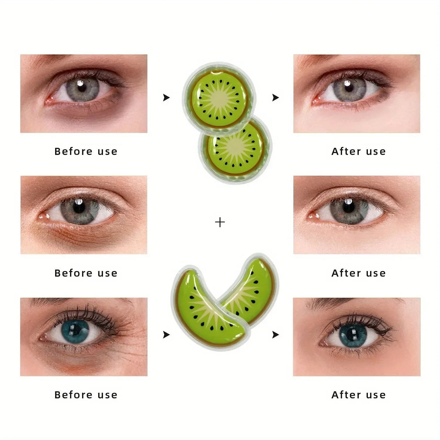 Gel Ice Pack Eye Pads Hot & Cold Eye Treatment