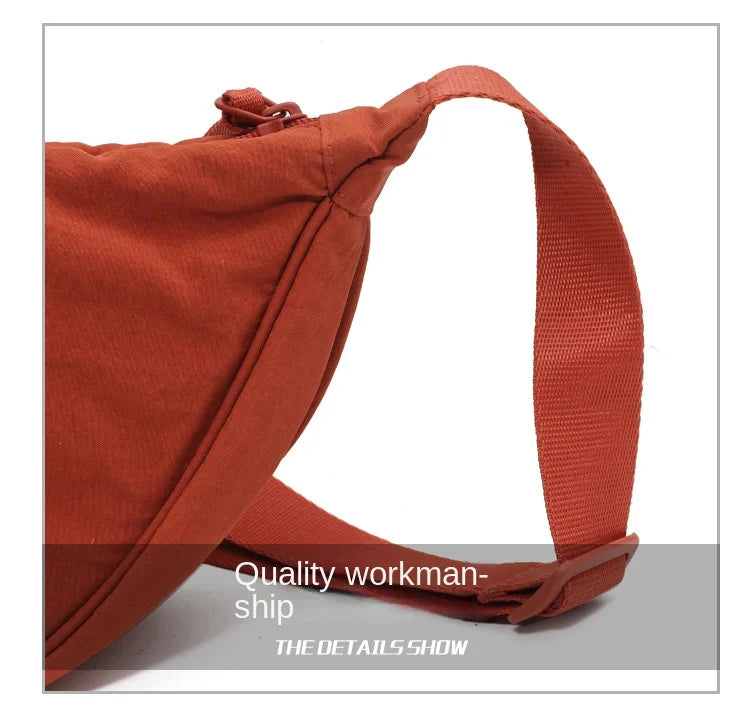 Sac à bandoulière en nylon pour femmes – Sac à main de voyage