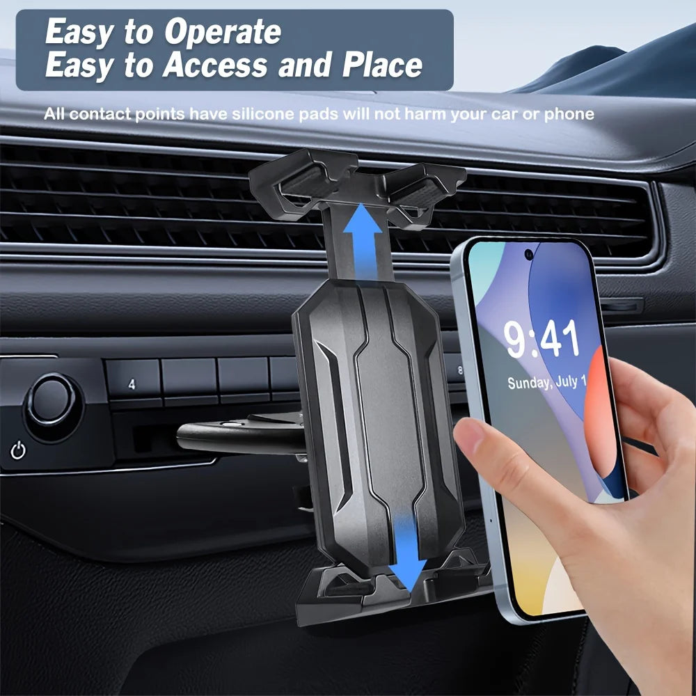 Car Phone Holder 360° Rotating CD Slot Mount Tablets