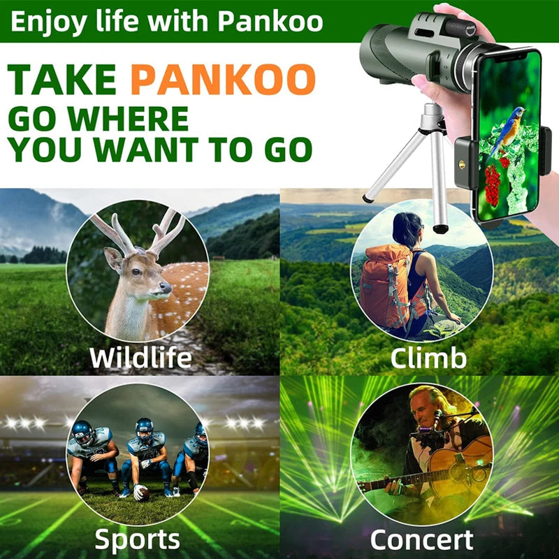 Portable HD 5000M Telescope – Folding Long-Distance