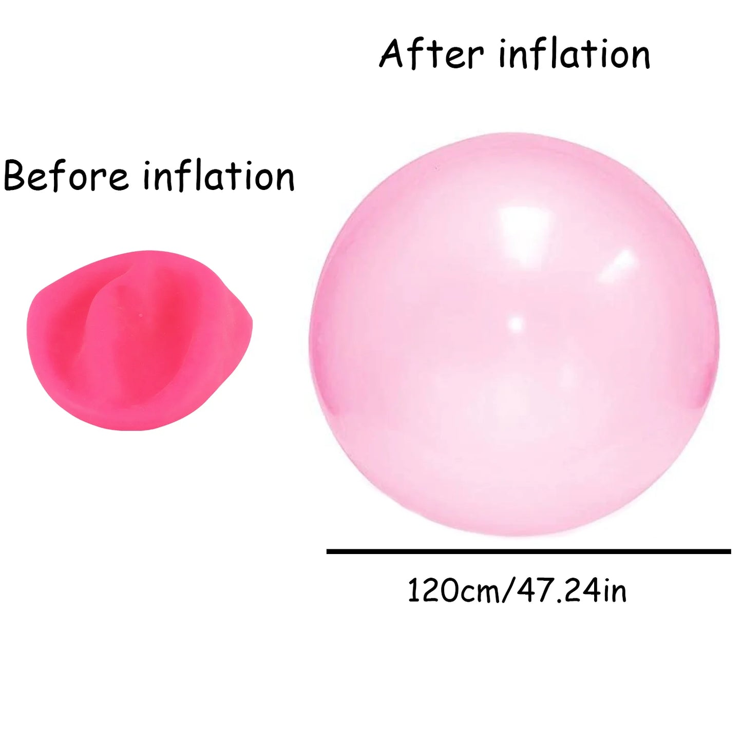1 Soft Inflatable Water Ball – Outdoor Summer Fun for Kids