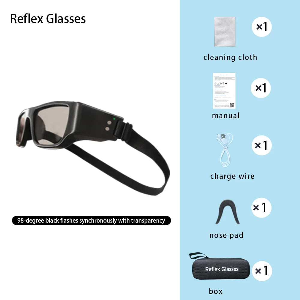 Reaction Training Glasses – Eye Speed & Coordination Trainer