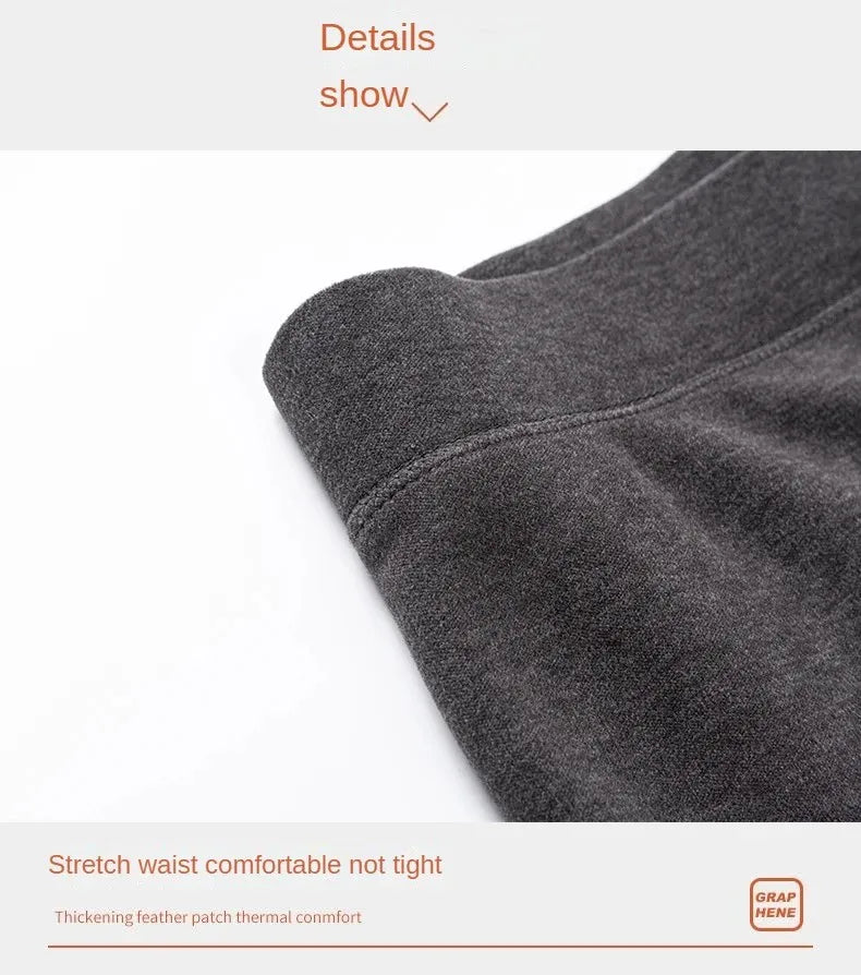 Thermische fleecegevoerde winterbroek voor heren