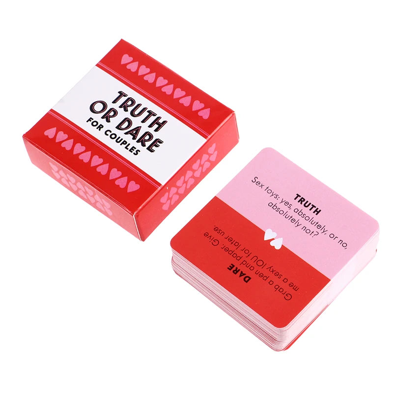 51 Truth or Dare Cards for Couples – Sexy English Version