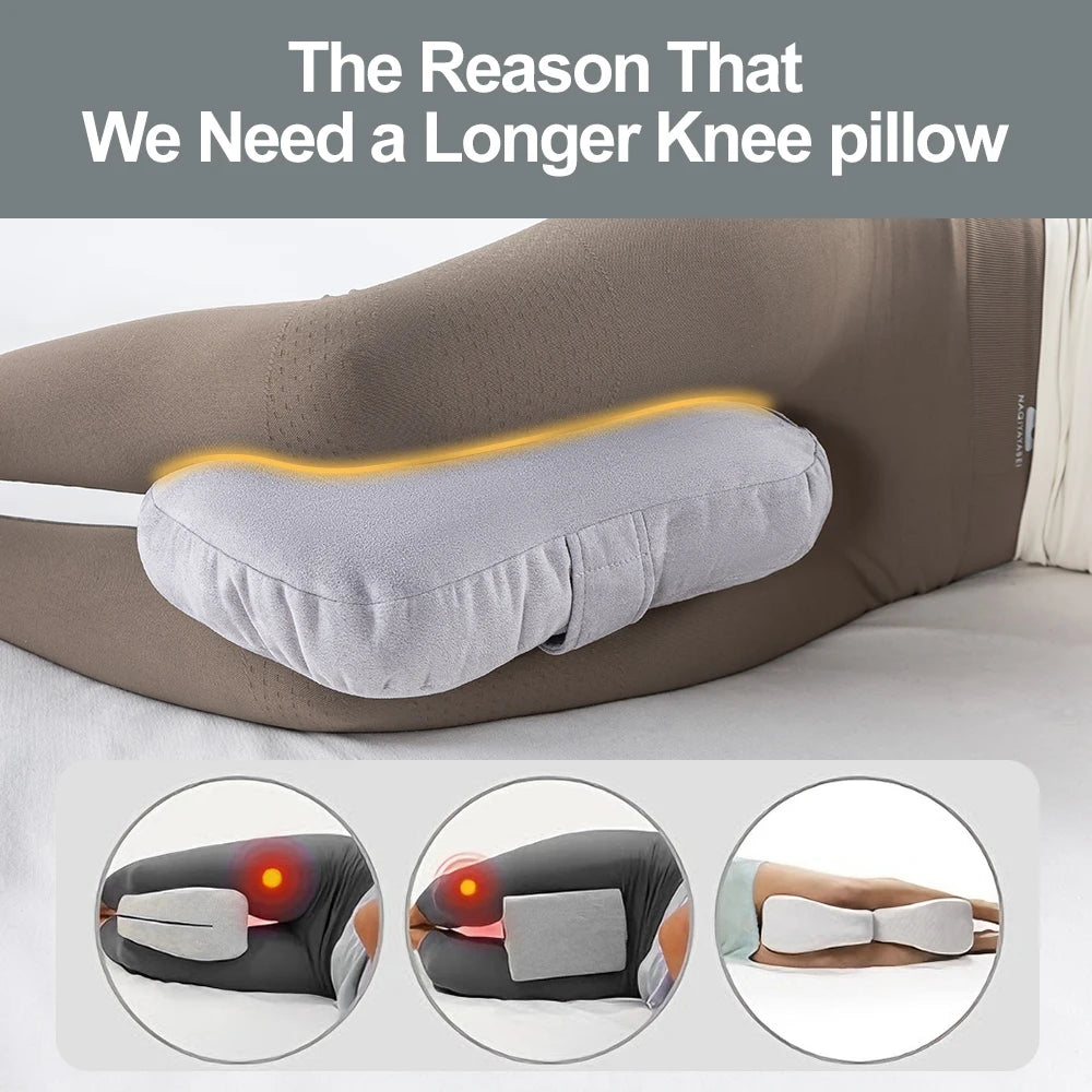 Orthopedic Knee Pillow for Side Sleepers – Hip & Back Pain Relief