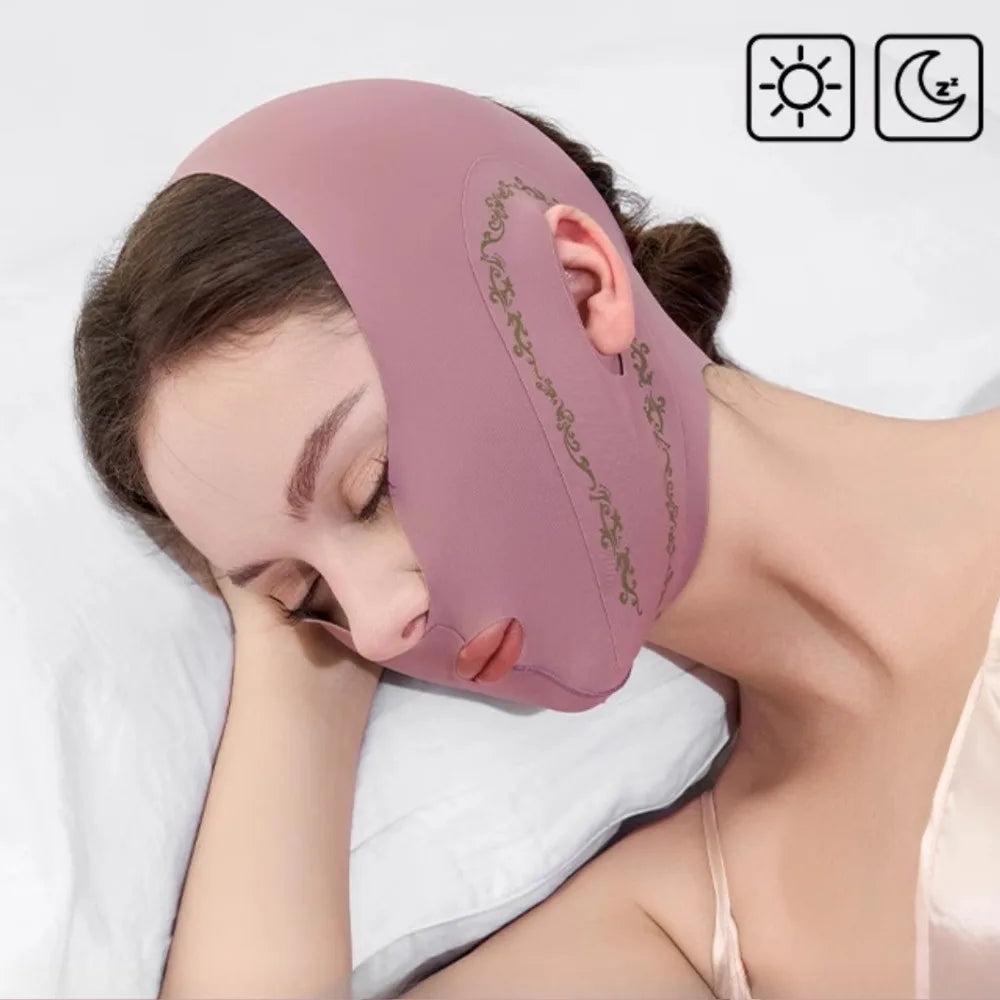 V-lijn gezichtsafslankbandage – kin- en wangliftende shaper