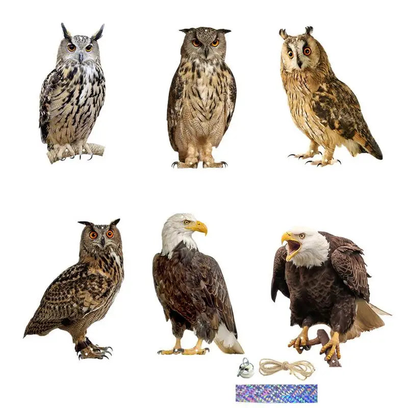 Owl Bird Scarecrow – Realistic Garden Hanging Repeller