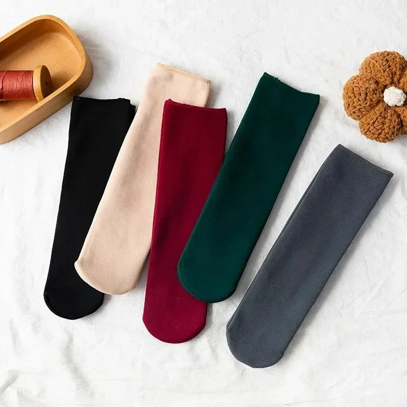 Warm Winter Socks Short Velvet Floor Socks For Home & Boots