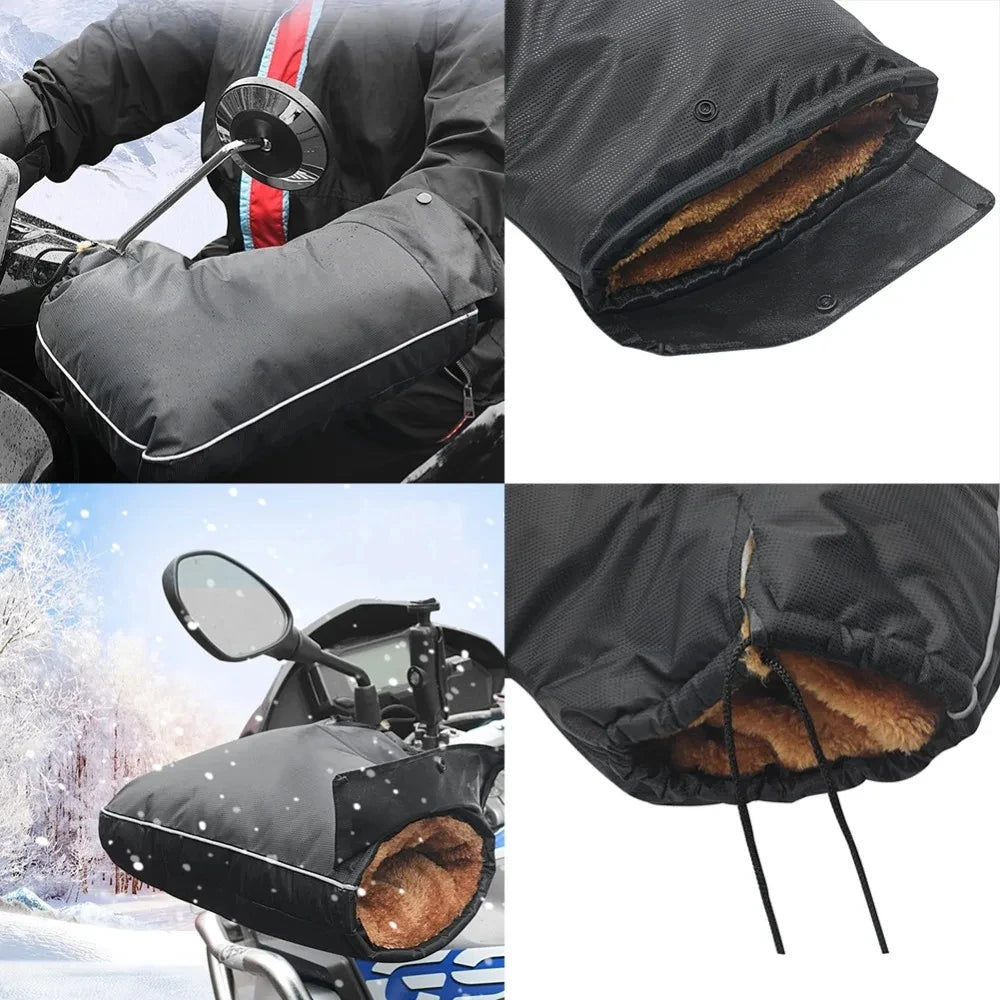 Protective Handlebar Gloves – Thick Winter Muffs for Scooter