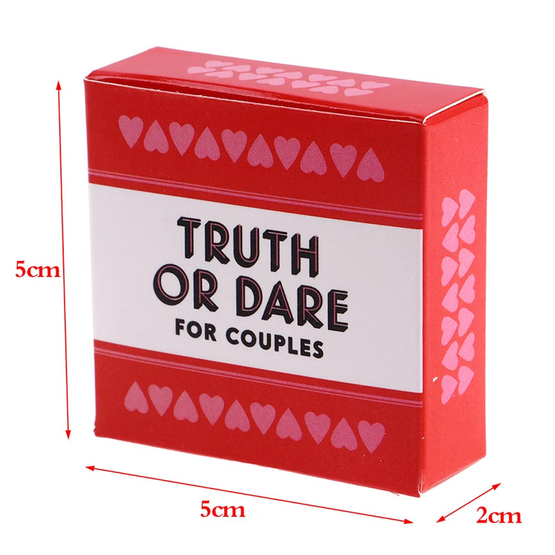 51 Truth or Dare Cards for Couples – Sexy English Version