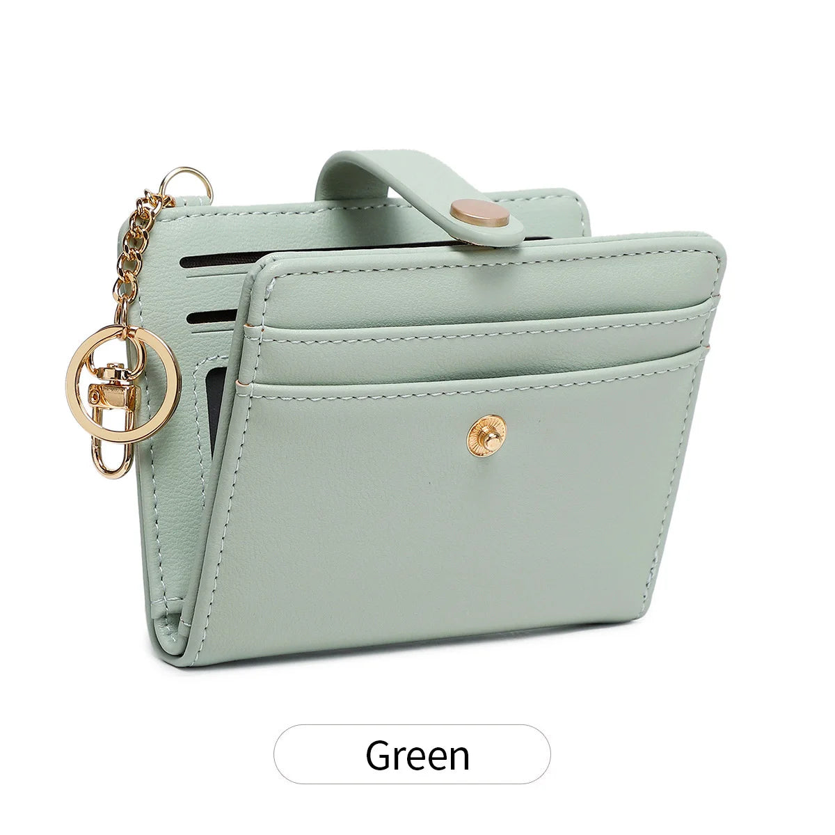 Portefeuille ultra-fin RFID pour femme – Porte-cartes pliable