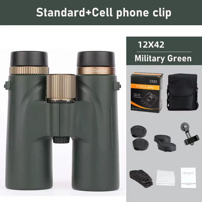 12x42 Binoculars – BAK4 HD Prism for Outdoor Adventures