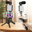 Smartphone Vlogging Kit – Tripod, Mic & LED Light Vlogs Recording
