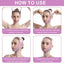 Bandeau de lifting réutilisable en V – Sangle de raffermissement du menton et des joues