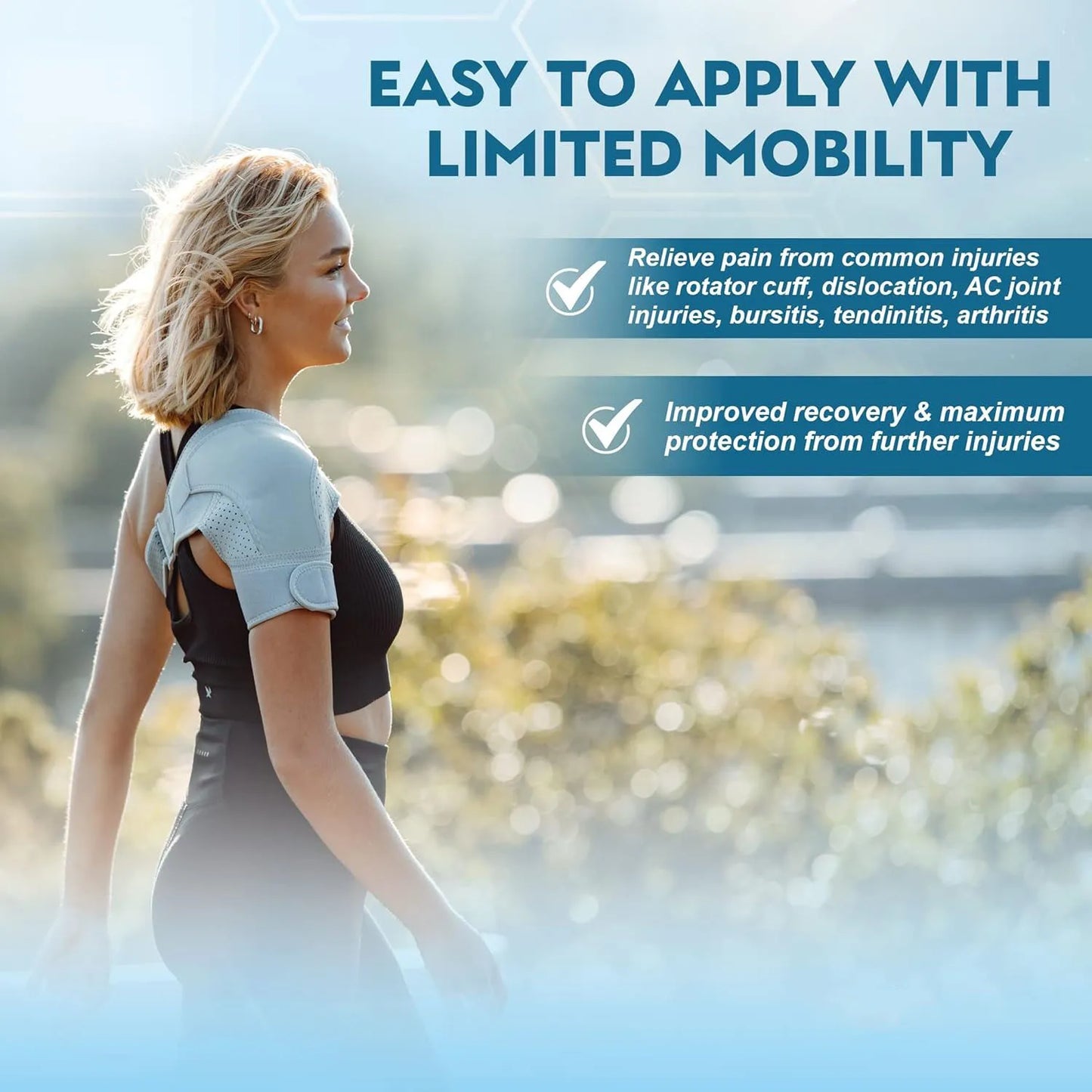 Shoulder Support Brace – Neoprene Compression Wrap