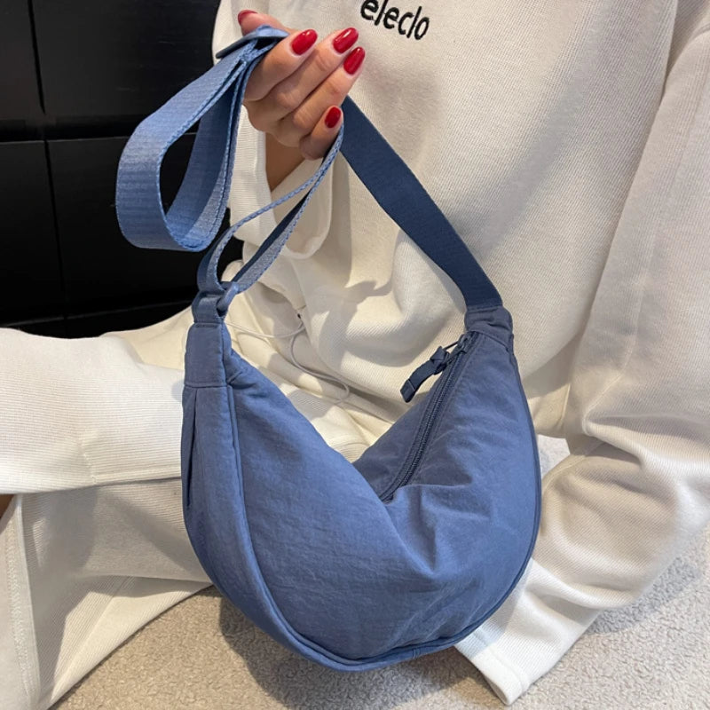 Sac à bandoulière en nylon pour femmes – Sac à main de voyage