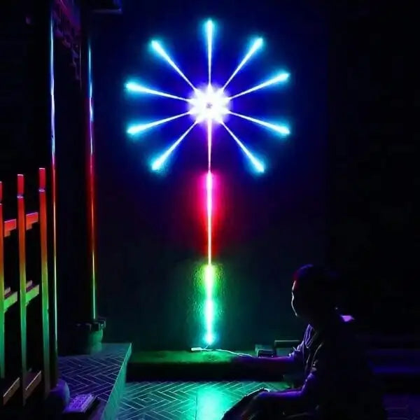Firework LED RGB Lights – Bluetooth Music Sync with App