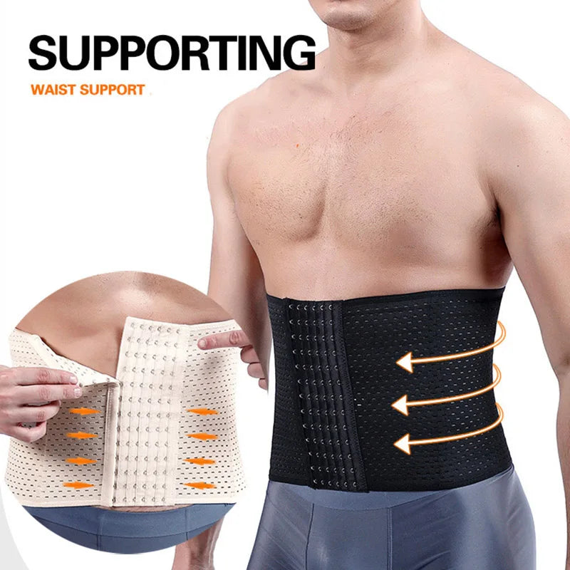 Men’s Waist Trainer Belt – Slimming Body Shaper