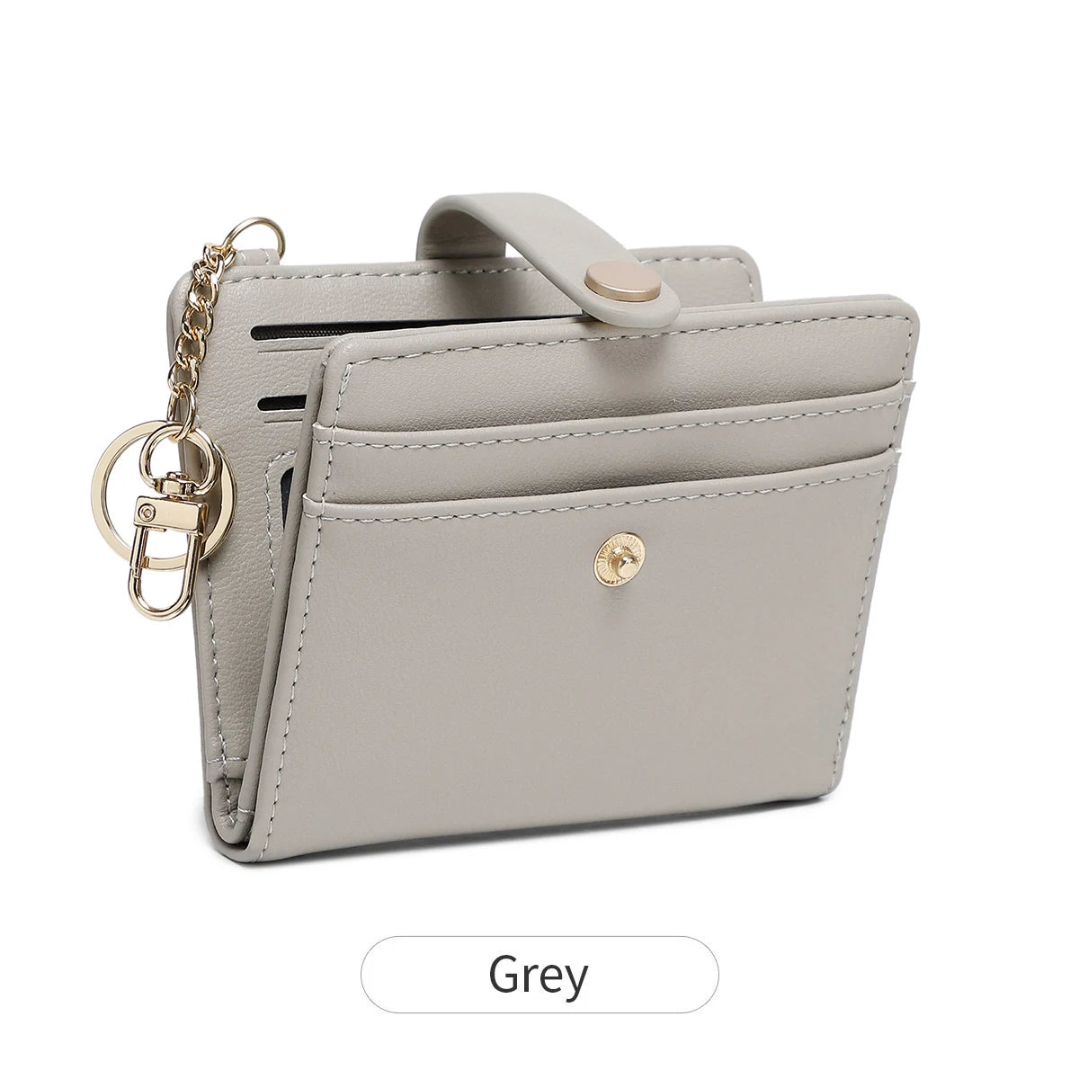 Portefeuille ultra-fin RFID pour femme – Porte-cartes pliable