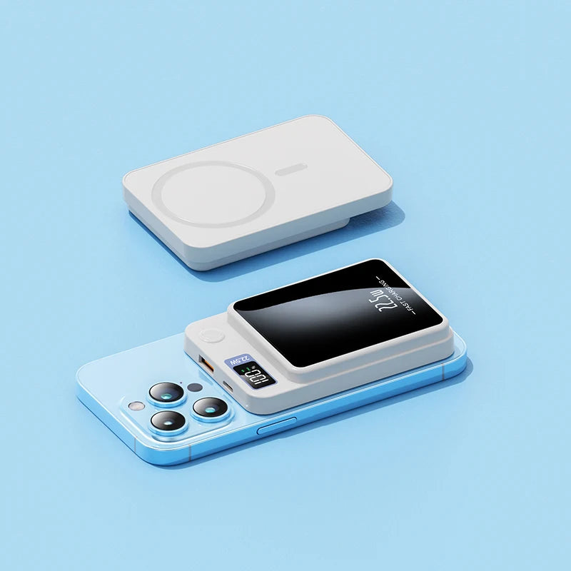 20000mAh Power Bank – 15W Fast Wireless Magnetic Charger