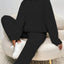 Plush Hooded Sweatshirt & Pants Winter Set Warm Casual