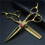 6” Gold Barber Scissors – Cutting & Thinning Set