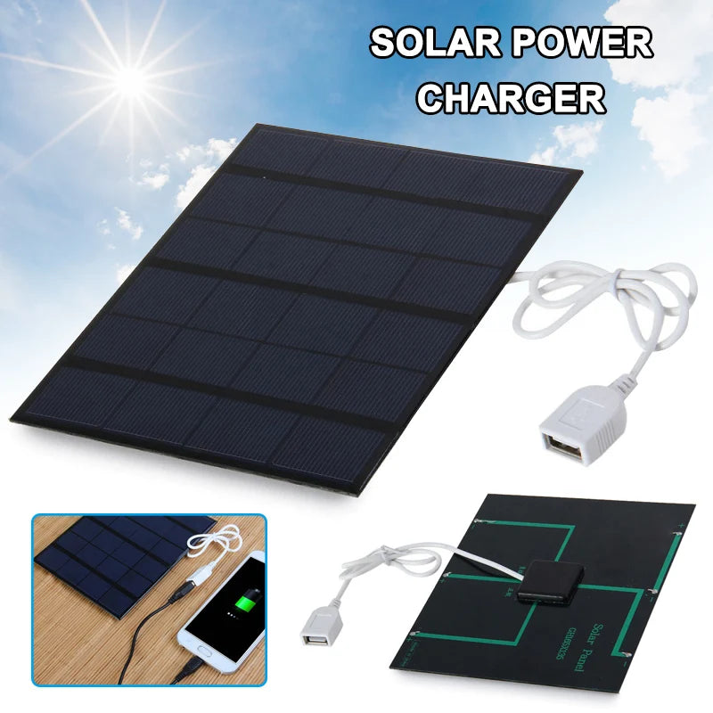 Solar Power Bank Charger Portable Emergency Device