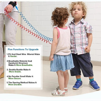 Toddler Safety Harness Wrist Link – Anti-Lost Child Leash