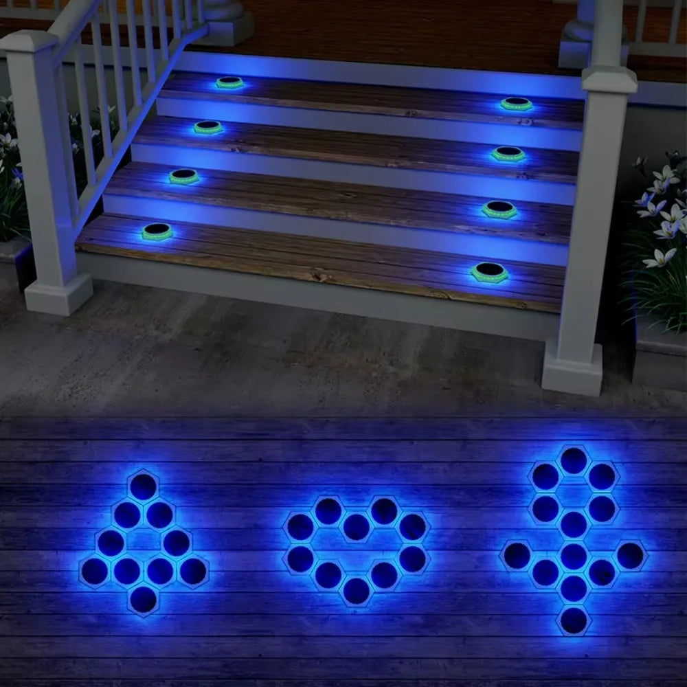 Solar Stair & Path Light – Waterproof IP68 LED Luxery Garden Balcony Realm
