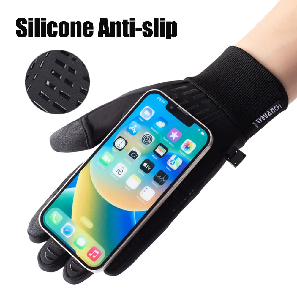 Winter Flip-Open Two-Finger Gloves Warm Touchscreen