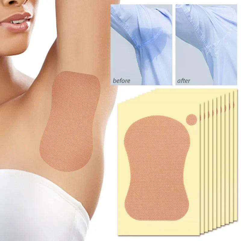 Disposable Underarm Sweat Pads – Invisible Cotton Protection