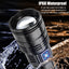 Ultra-Powerful LED Flashlight – 800W, 15000mAh Rechargeable Spotlight