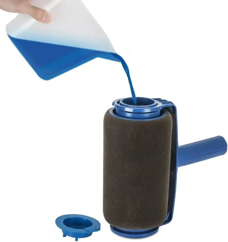 Refillable Paint Roller Set – Drip-Free Wall Painting Tool