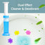 Lot de 6 gels nettoyants pour toilettes au parfum floral – Désinfectant et désodorisant