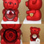 Romantische ketting met eeuwige roos en teddybeer - Cadeauset