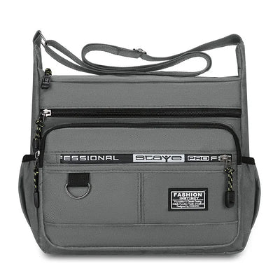 Men’s Waterproof Shoulder Bag – Compact Crossbody Messenger