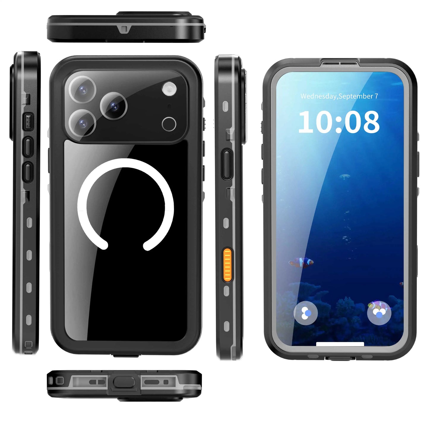 Rugged Waterproof Phone Case – 360° Full Protection