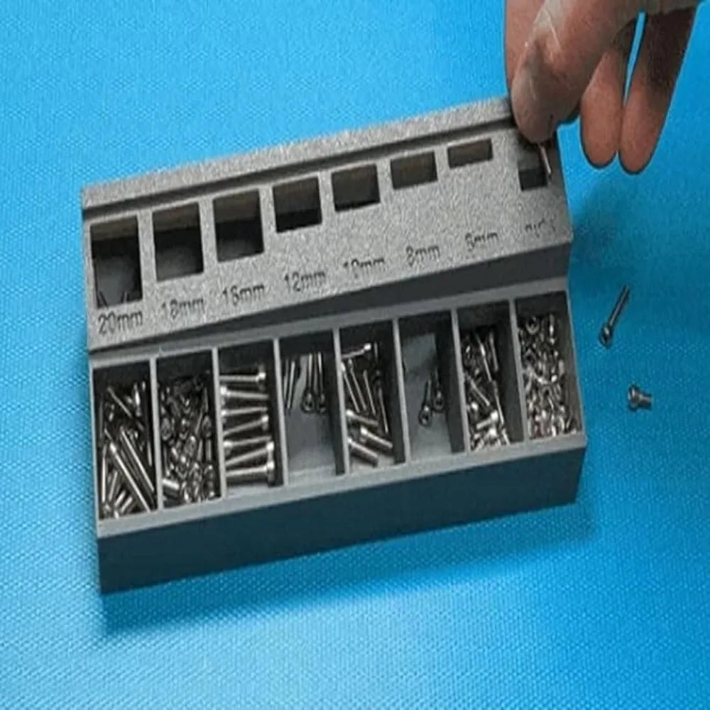 Organiseur à outils portable grande capacité – Vis et petites pièces