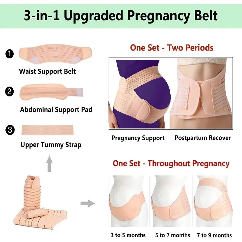 Adjustable Pregnancy Belt – Maternity Support for Back