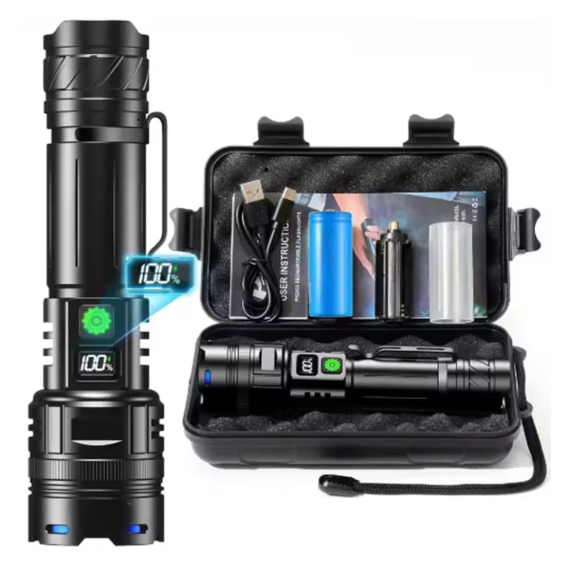 Ultra-Power LED Flashlight – Portable Rechargeable Torch