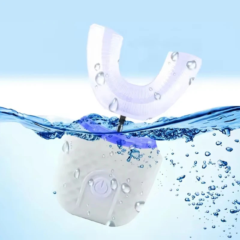 U-Shaped Electric Toothbrush with 360° Automatic Cleaning