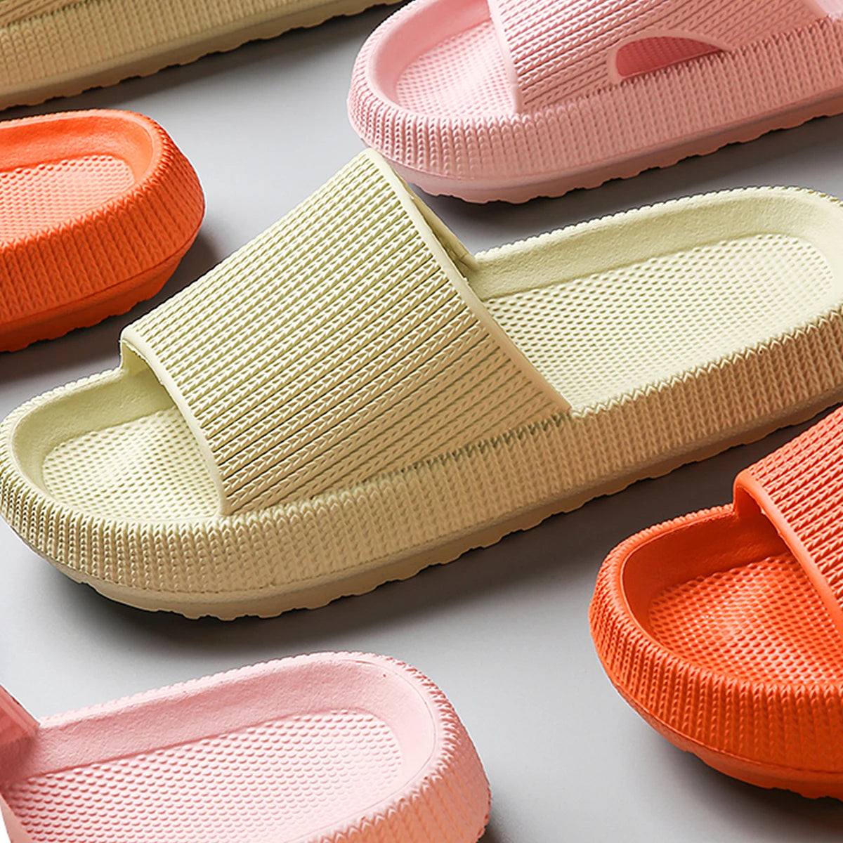 Soft EVA Slippers “Step-On” Comfort with Non-Slip Sole