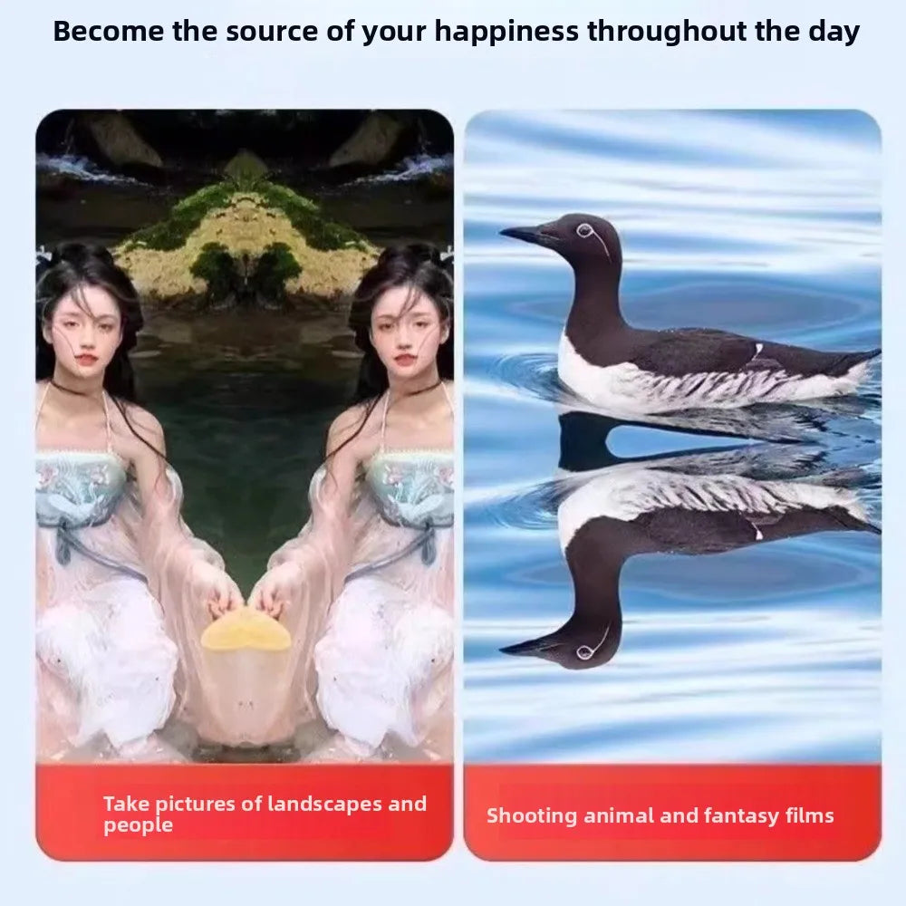 Smartphone Camera Reflection Mirror Adjustable HD Lens