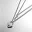 Set van twee kettingen – hangers met liefdesslot en sleutel
