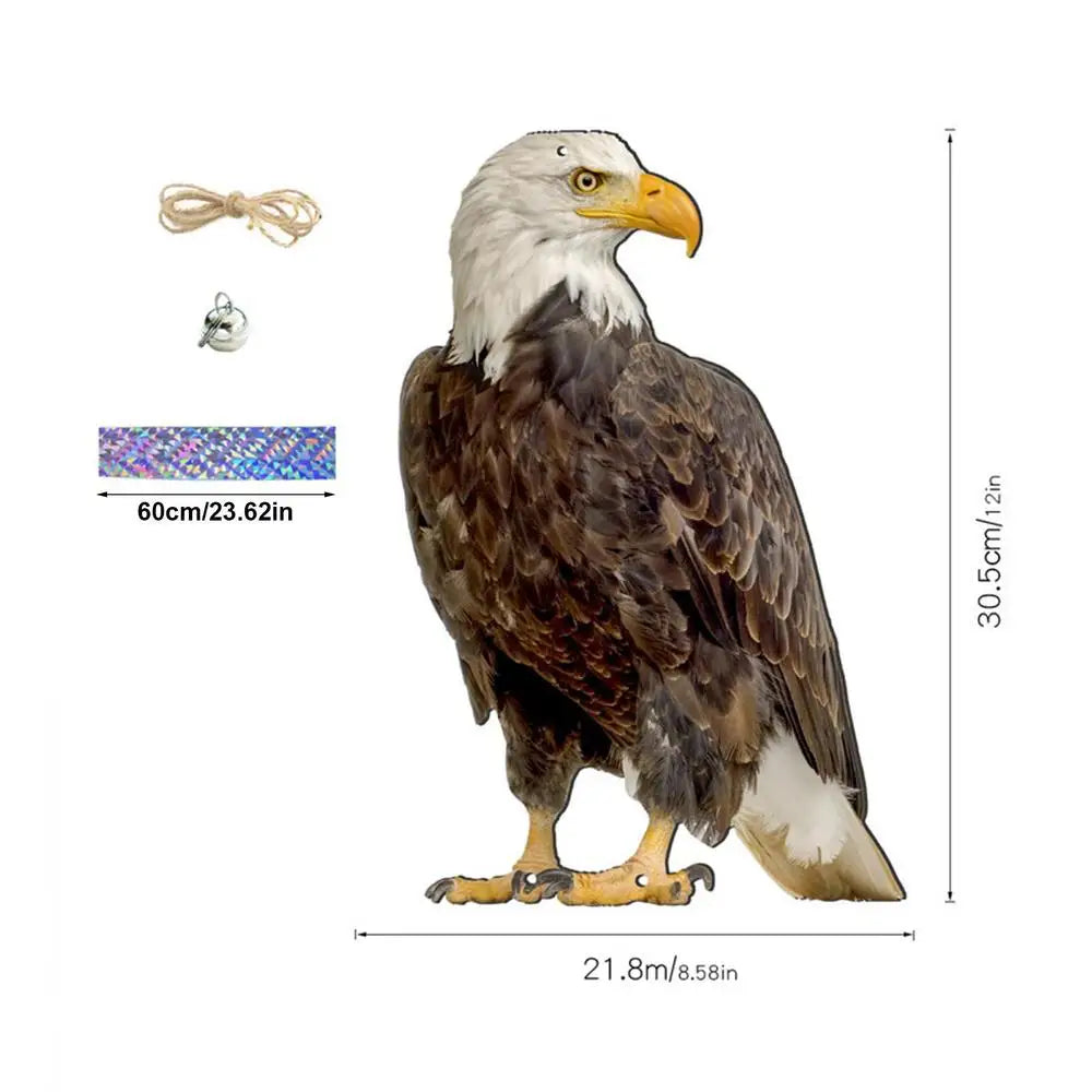 Owl Bird Scarecrow – Realistic Garden Hanging Repeller