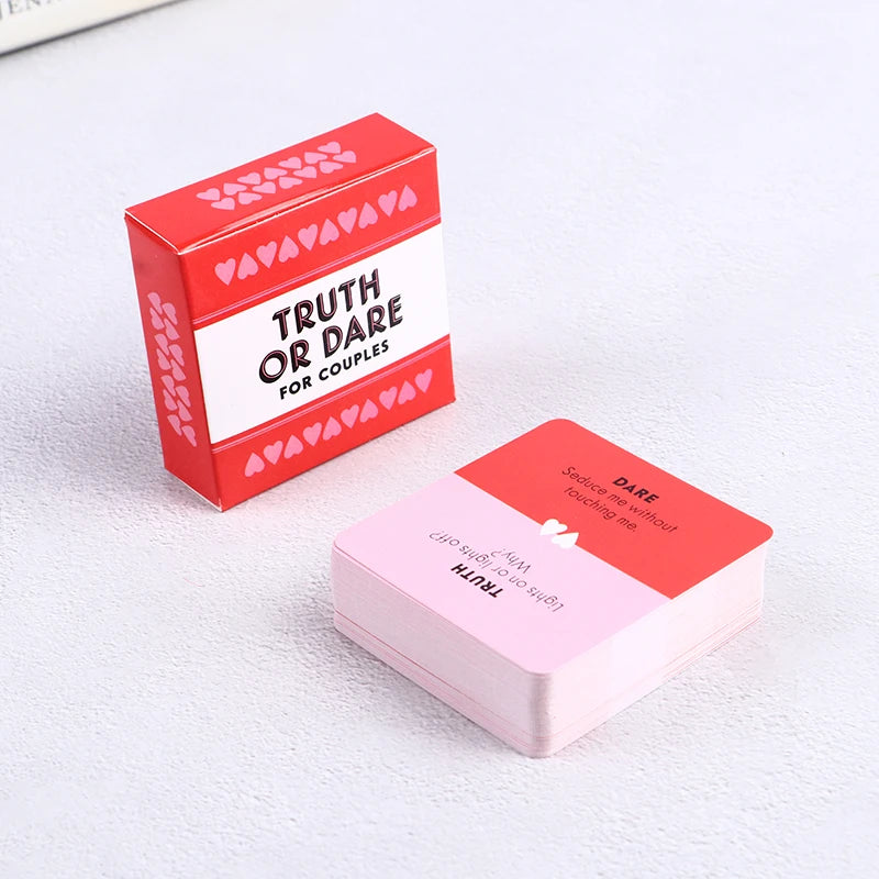 51 Truth or Dare Cards for Couples – Sexy English Version