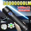LED Flashlight – 3000m Tactical Zoomable Rechargeable Torch