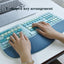 2.4G Wireless Ergonomic Keyboard – Split Arched Wrist Palm Rest